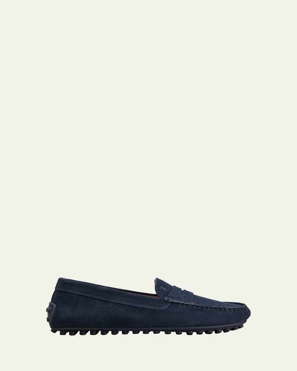 Gommini Suede Driver Penny Loafers
